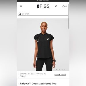 Figs Rafaela scrub top